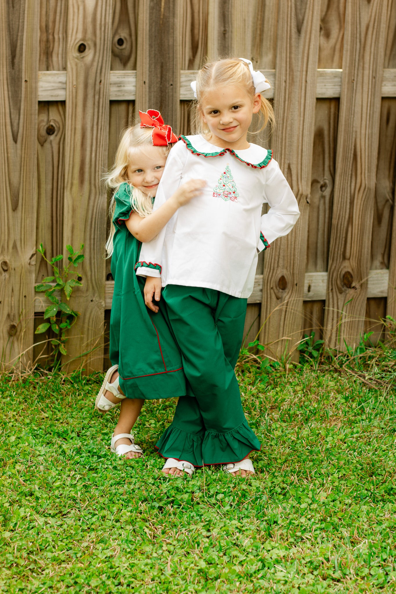 O Christmas Tree Girls Pants Set