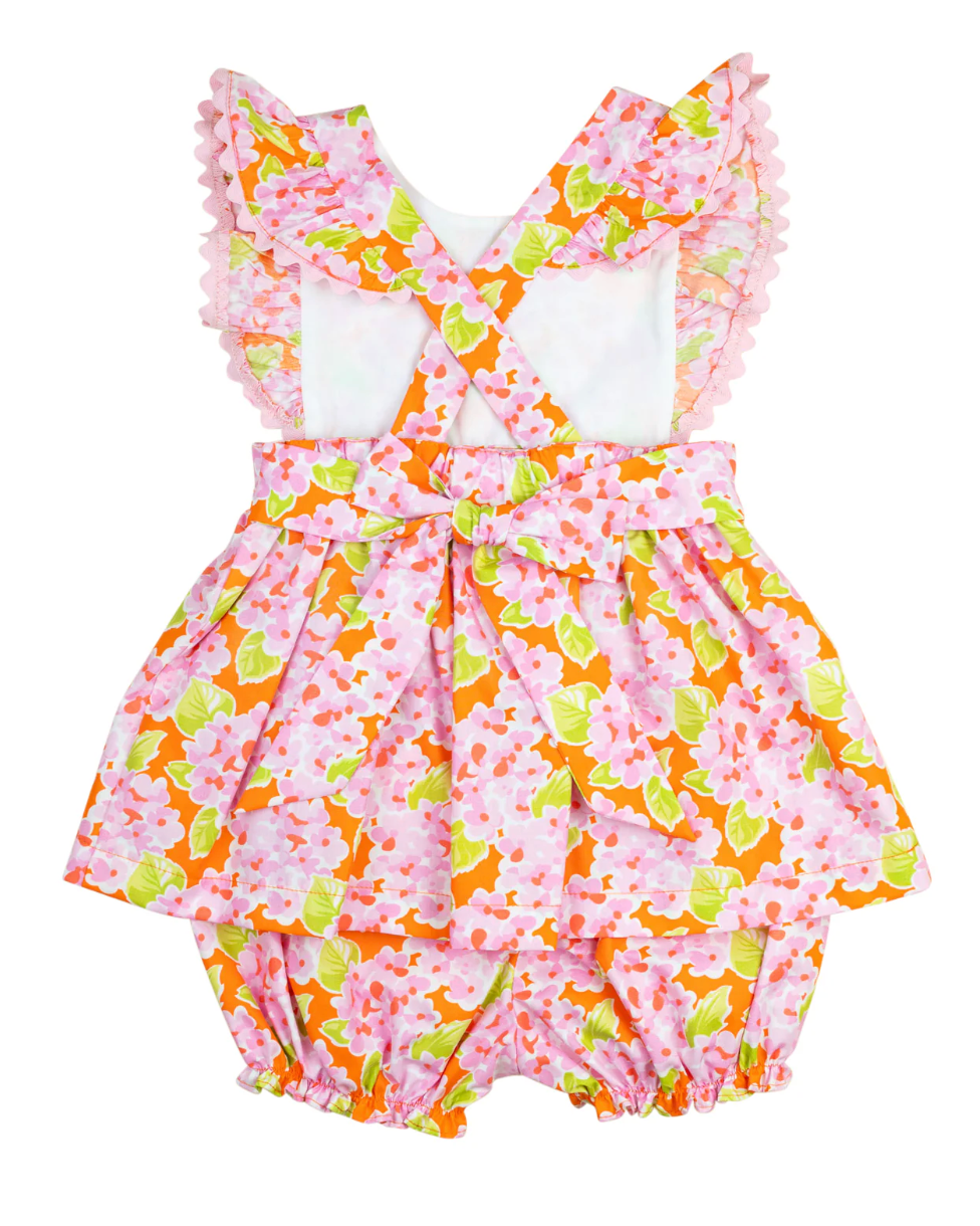 Pink Bunch of Flowers Penny Bloomer Set