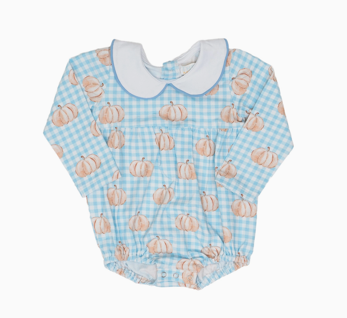 Hank Blue Check Pumpkin Bubble