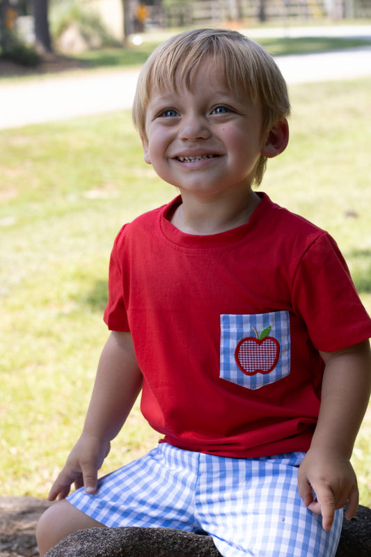 Sweet Apple Shorts Set