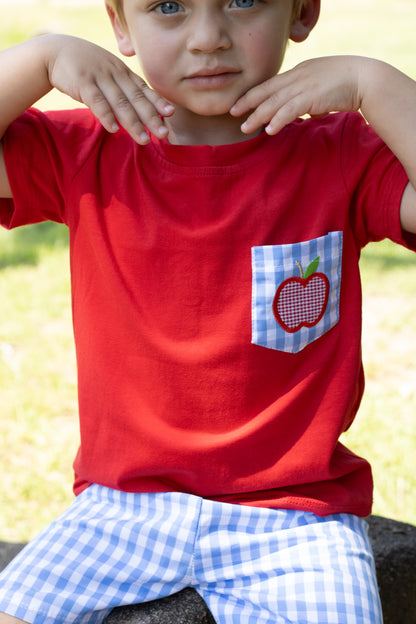 Sweet Apple Shorts Set