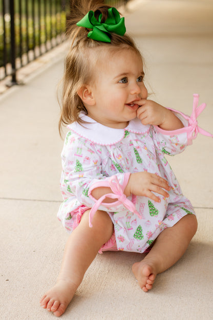 Mary Charlotte Preppy Christmas Bloomer Set