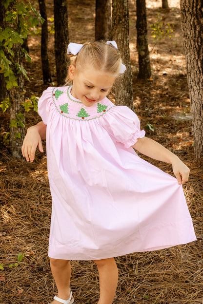 Pink Christmas Dress