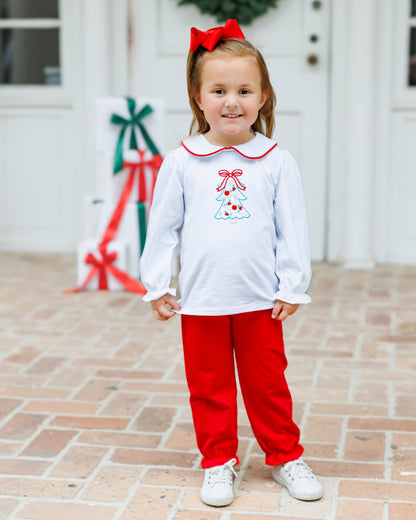 O Christmas Tree Bloomer Pants Set