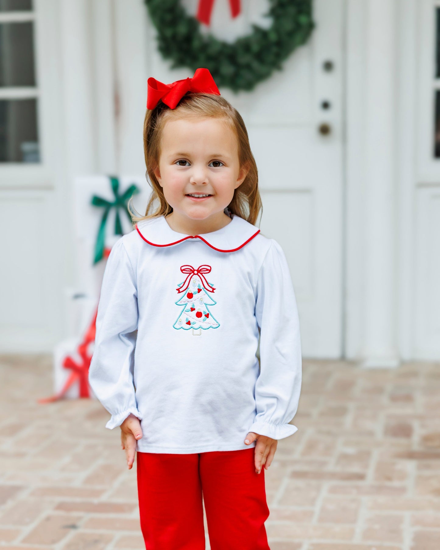 O Christmas Tree Bloomer Pants Set