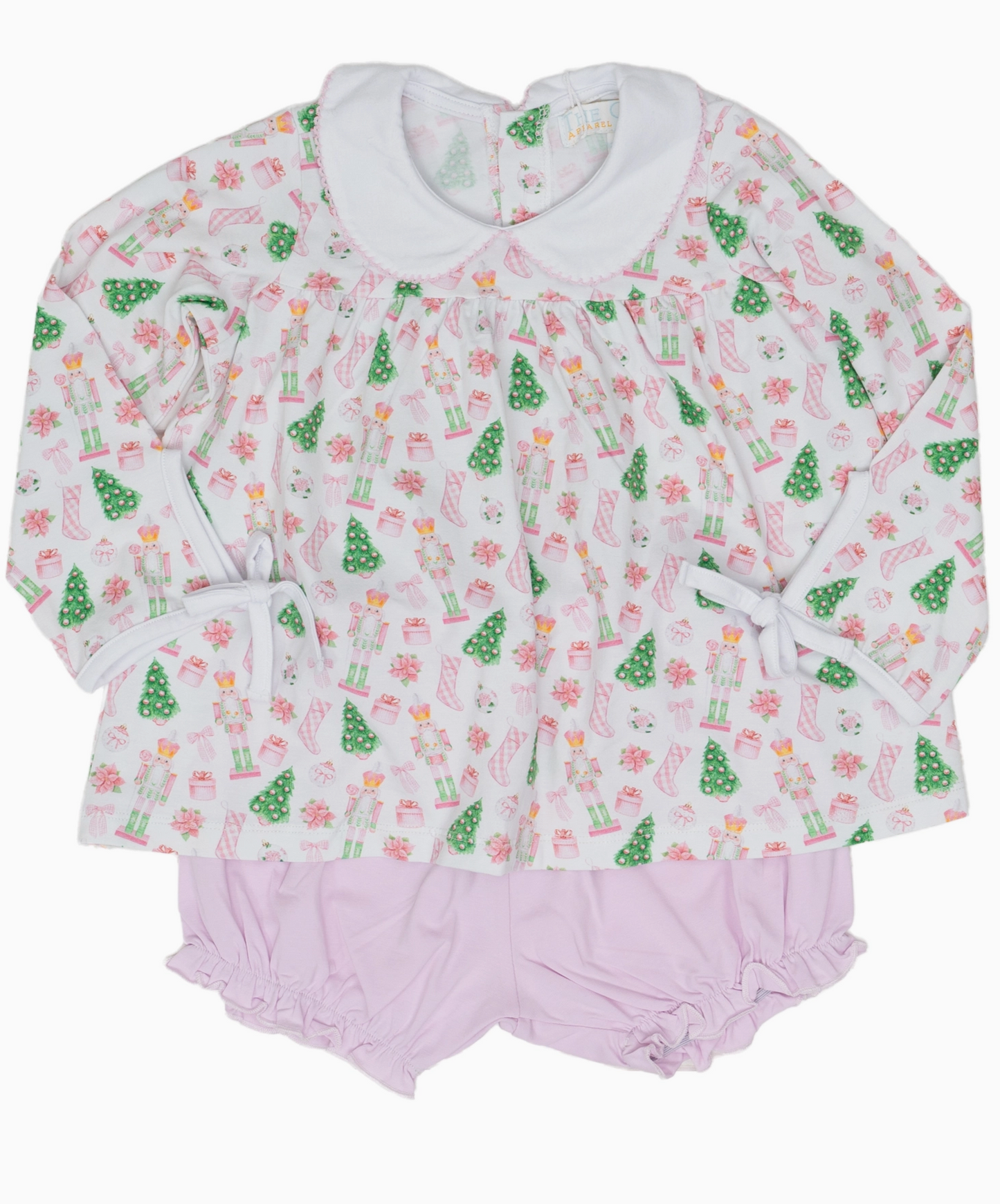 Mary Charlotte Preppy Christmas Bloomer Set