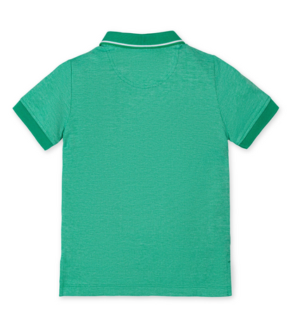 Organic Pique Polo - Kelly Green