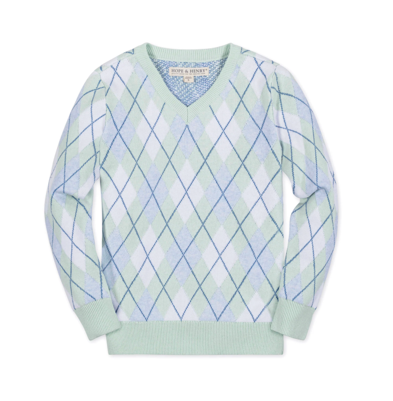 Organic Fine Gauge V-Neck Sweater