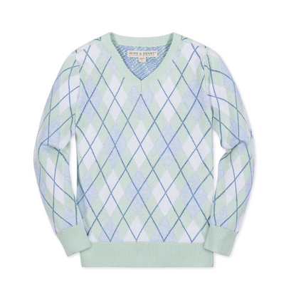 Organic Fine Gauge V-Neck Sweater