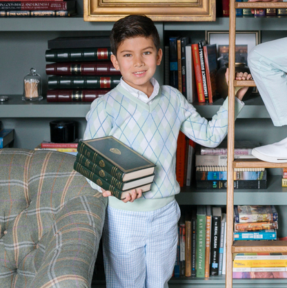 Organic Fine Gauge V-Neck Sweater