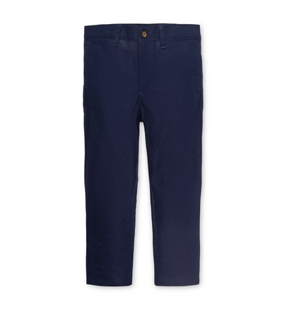 Linen Pant - Navy
