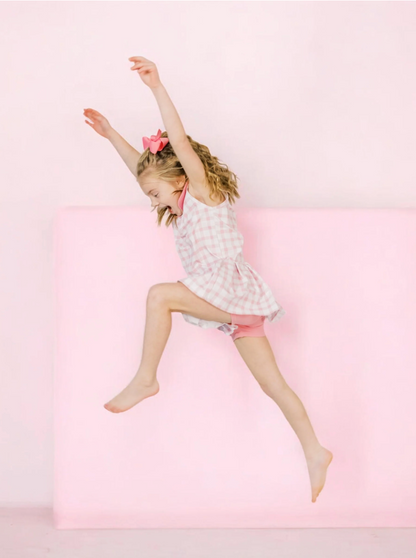 Susannah Dress - Pink Gingham