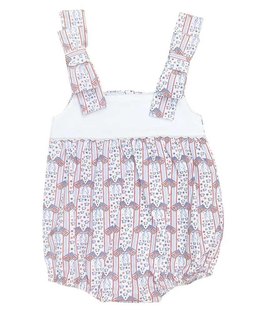 Stars and Stripes Bow Bubble