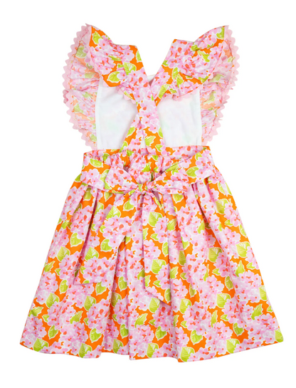 Pink Bunch of Flowers Penny Dress