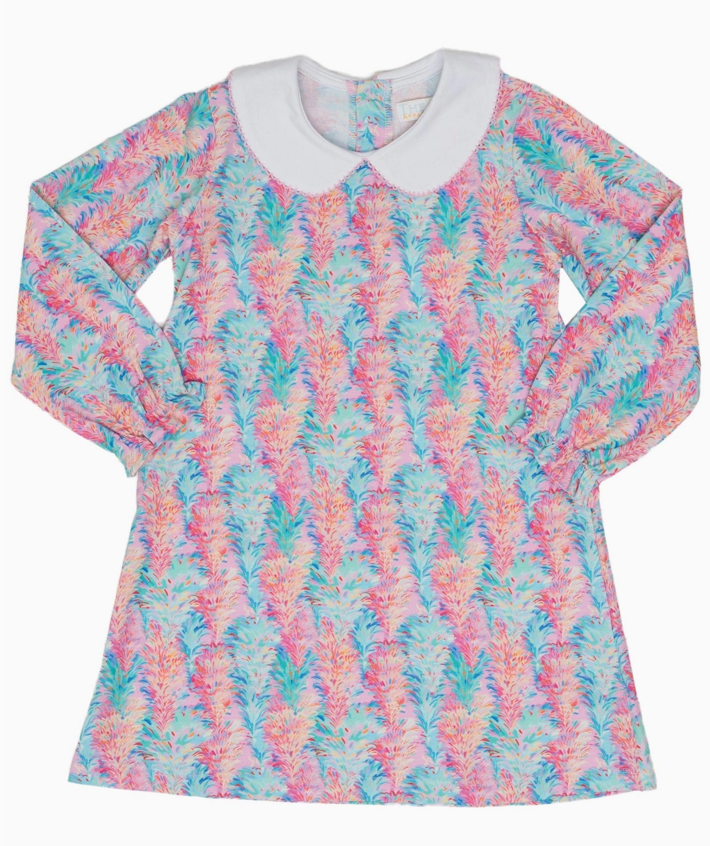 Presley Kait Whimsical Tree Long Sleeve Dress