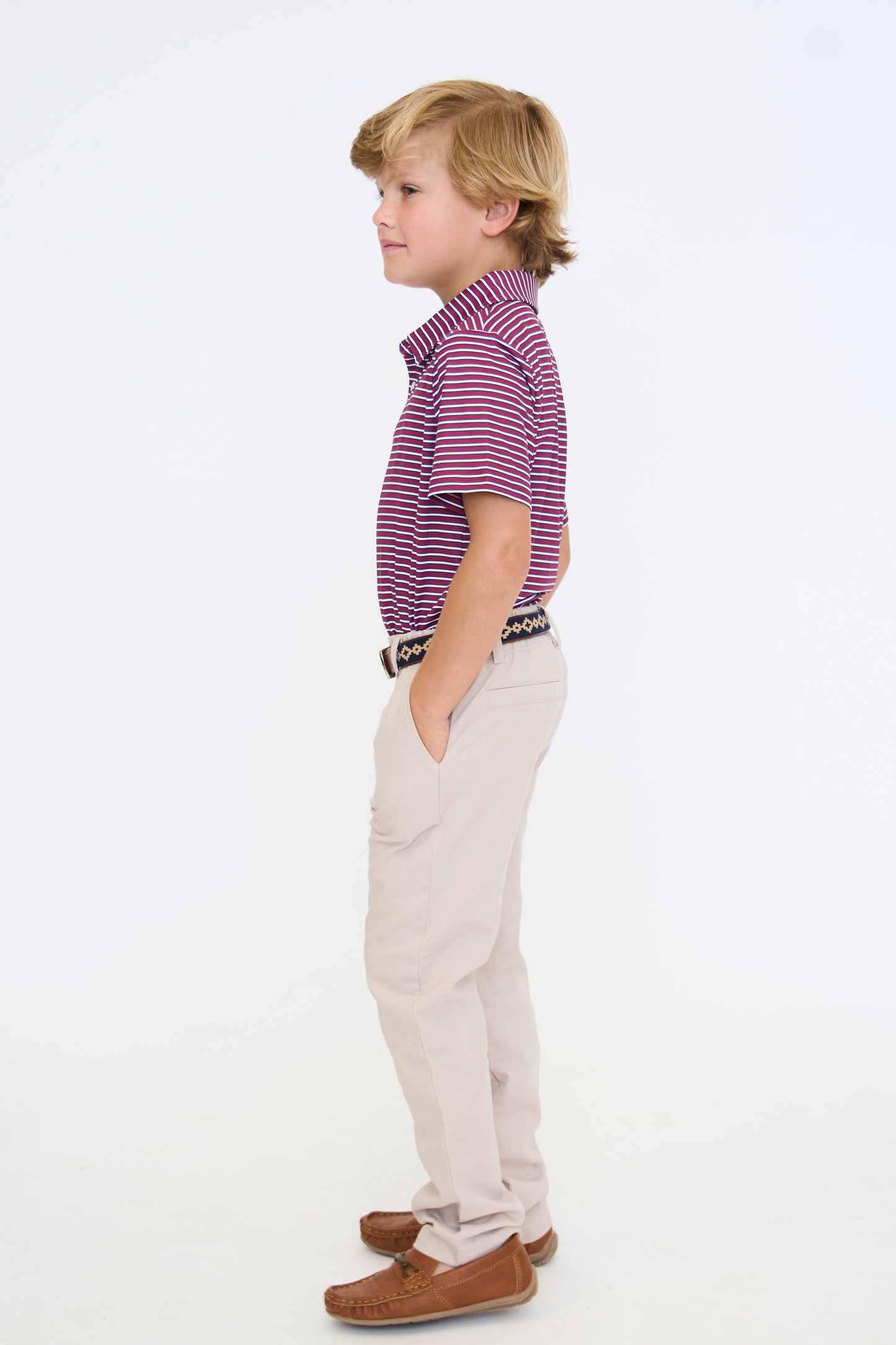 Maroon & Navy Heritage Polo